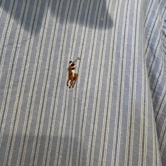 Ralph Lauren Blue Casual Button Down Shirt - Picture 4 of 4